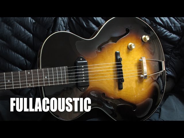 フルアコ 弦が落ち着いて音がデカく！ LOAR LH-301T FULLACOUSTIC