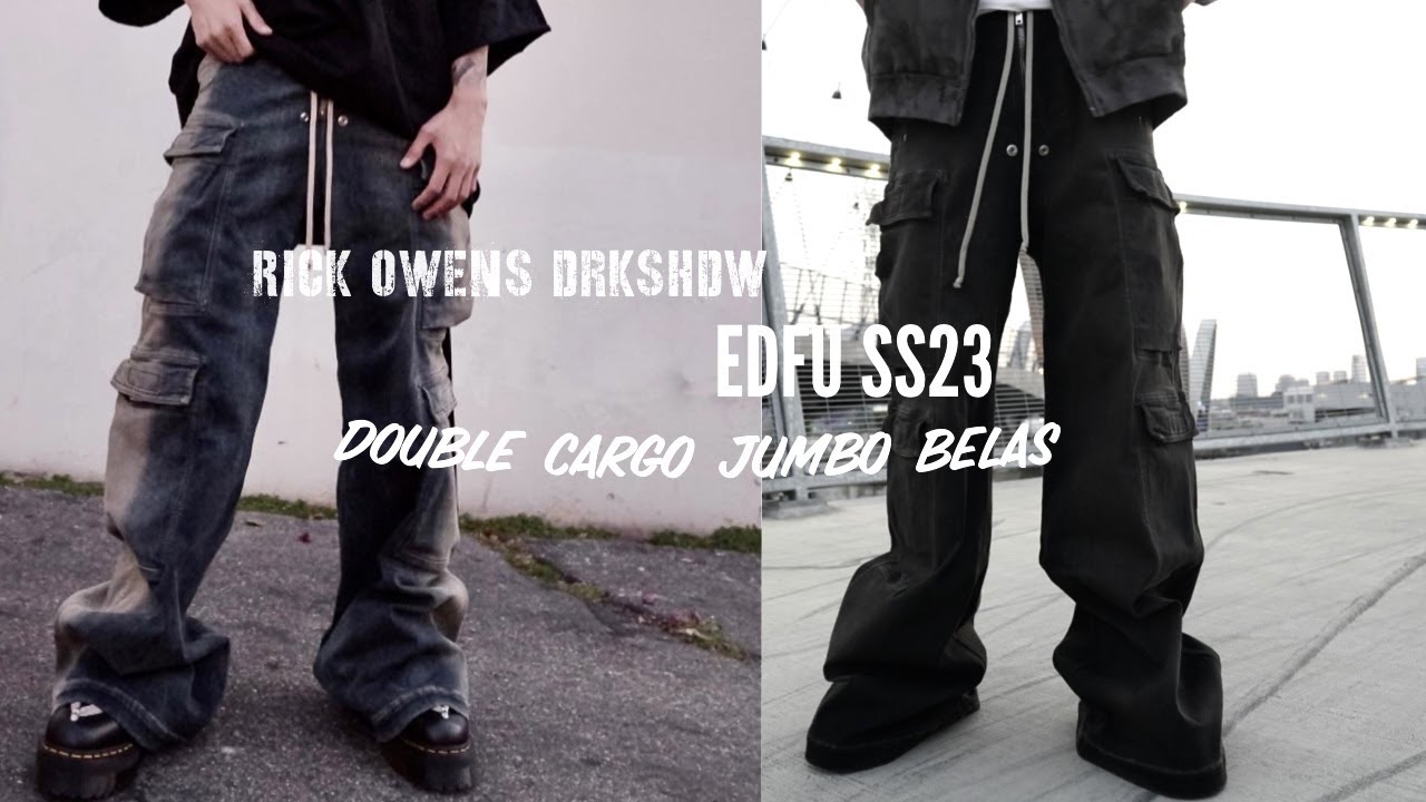 The Most Wanted Rick Owens DRKSHDW Pants EDFU SS23 Double Cargo