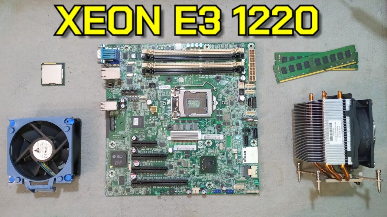 HP PROLIANT ML110 G7 | INTEL XEON E3 1220 | PC BUILD - YouTube