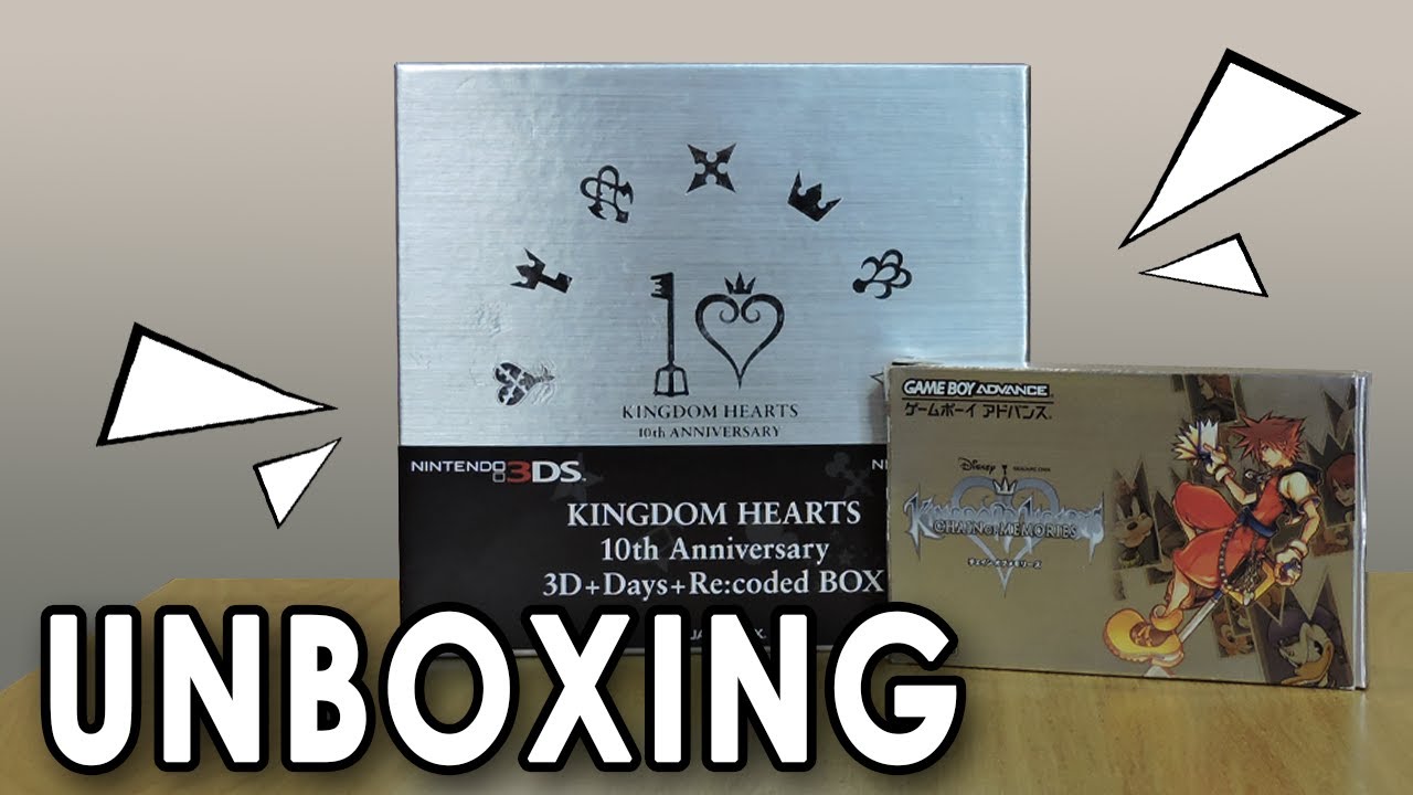 Kingdom Hearts 10th Anniversary 3D+Days+Re:coded Box & Chain of