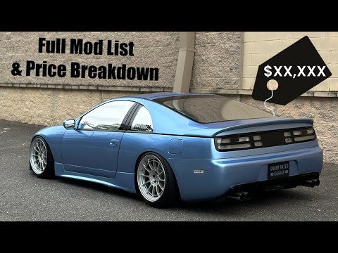 How Much It Cost To Build My Icy 300zx - YouTube