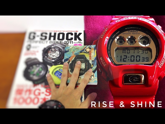 G-Shock 30th Anniversary DW-6930A-4JR Rising Red series watch