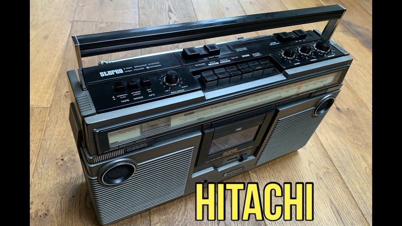Hitachi TRK-5280 Vintage Radio Cassette Boombox. For Service