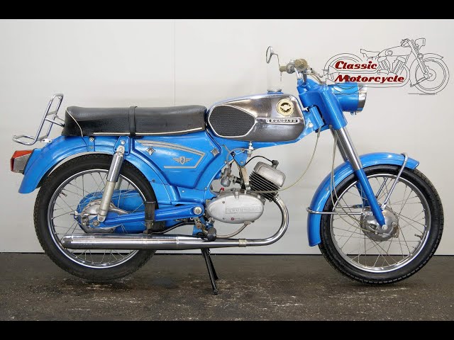 Zündapp C50 Sport 1973 50cc 1 cyl - starting up - YouTube