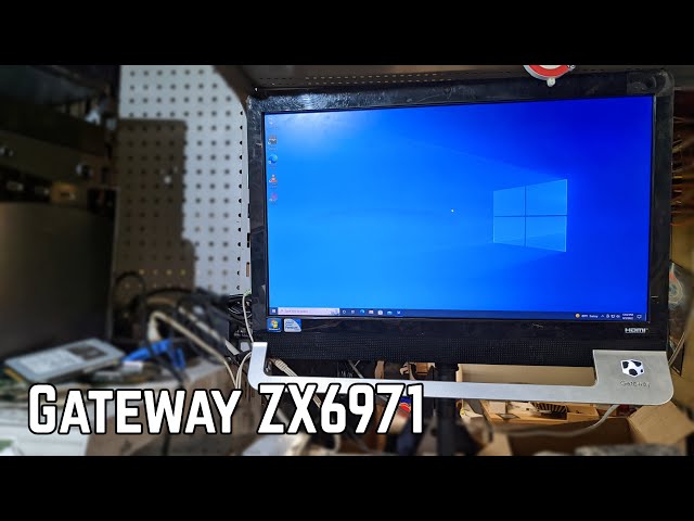 How To Disassemble The Gateway ZX6971 - YouTube
