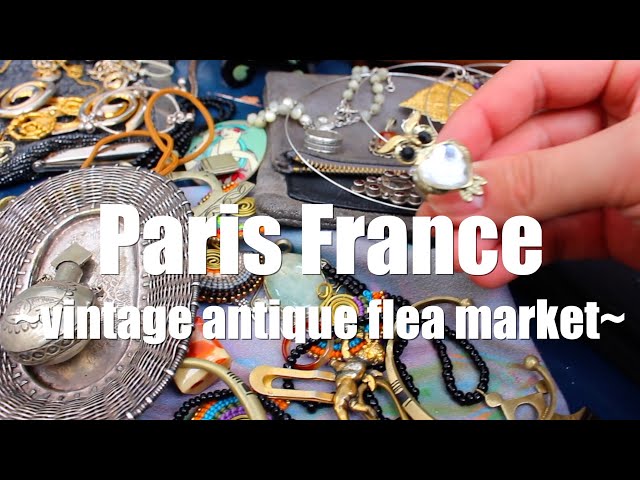 パリ郊外ローカルな20区蚤の市】ヴィンテージアクセサリー購入｜帰国前