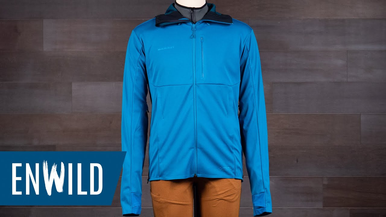 Mammut Men's Ultimate V SO Hooded Jacket - YouTube