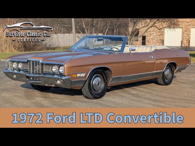 1972 Ford LTD Convertible For Sale Survivor Classic Car Services