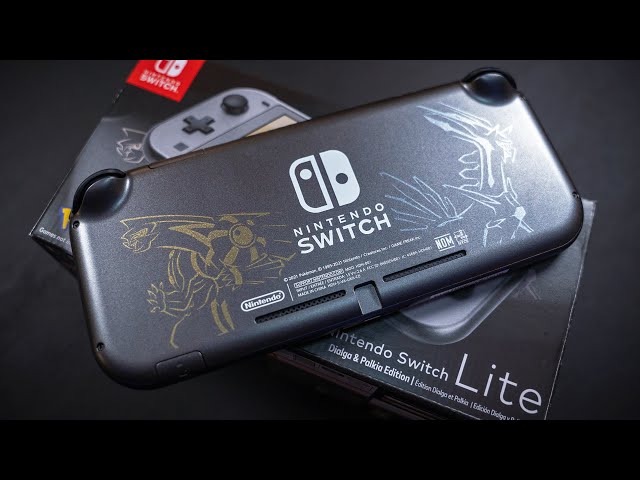 New Pokémon Nintendo Switch Lite Dialga & Palkia Edition Unboxing