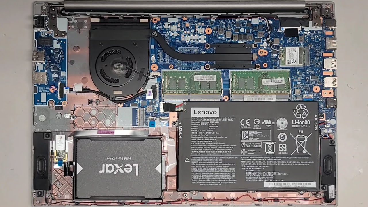 Lenovo ThinkPad E580 Disassembly RAM SSD Hard Drive Upgrade