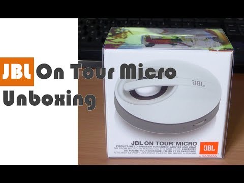 JBL on tour micro portable speaker unboxing - YouTube