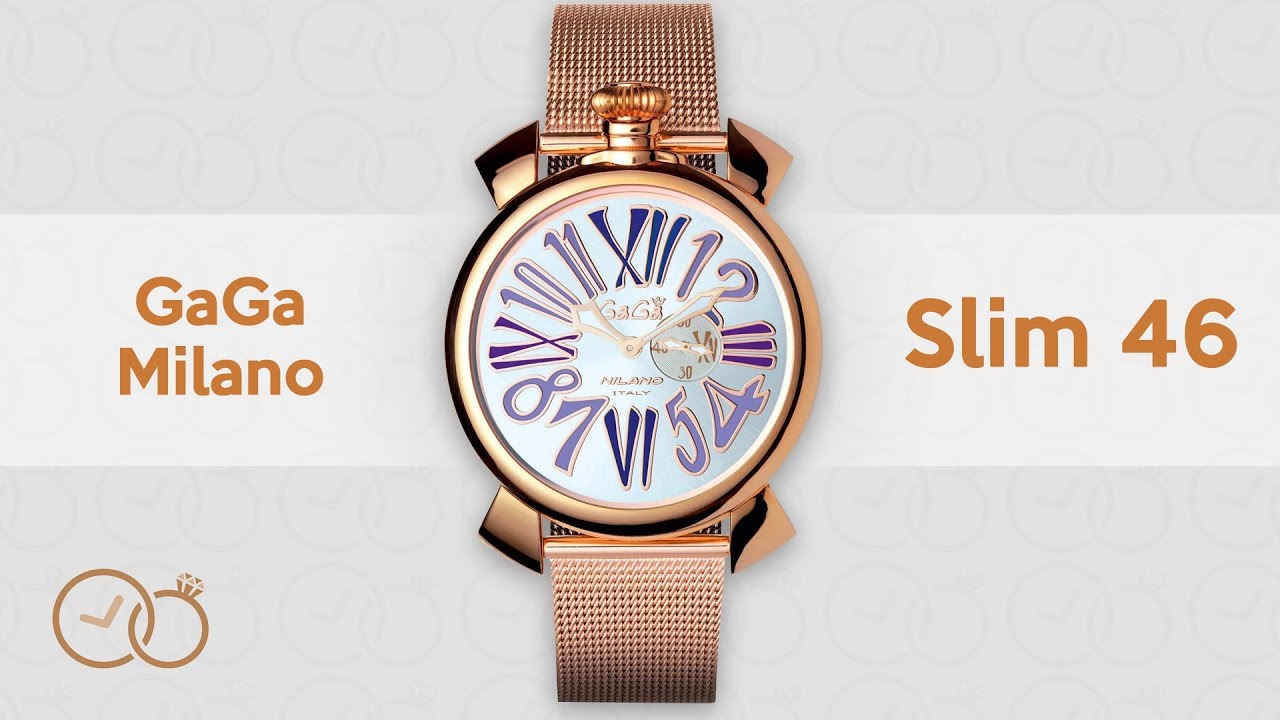 GaGà Milano Watch Slim 46MM Rose Gold 5081 - YouTube