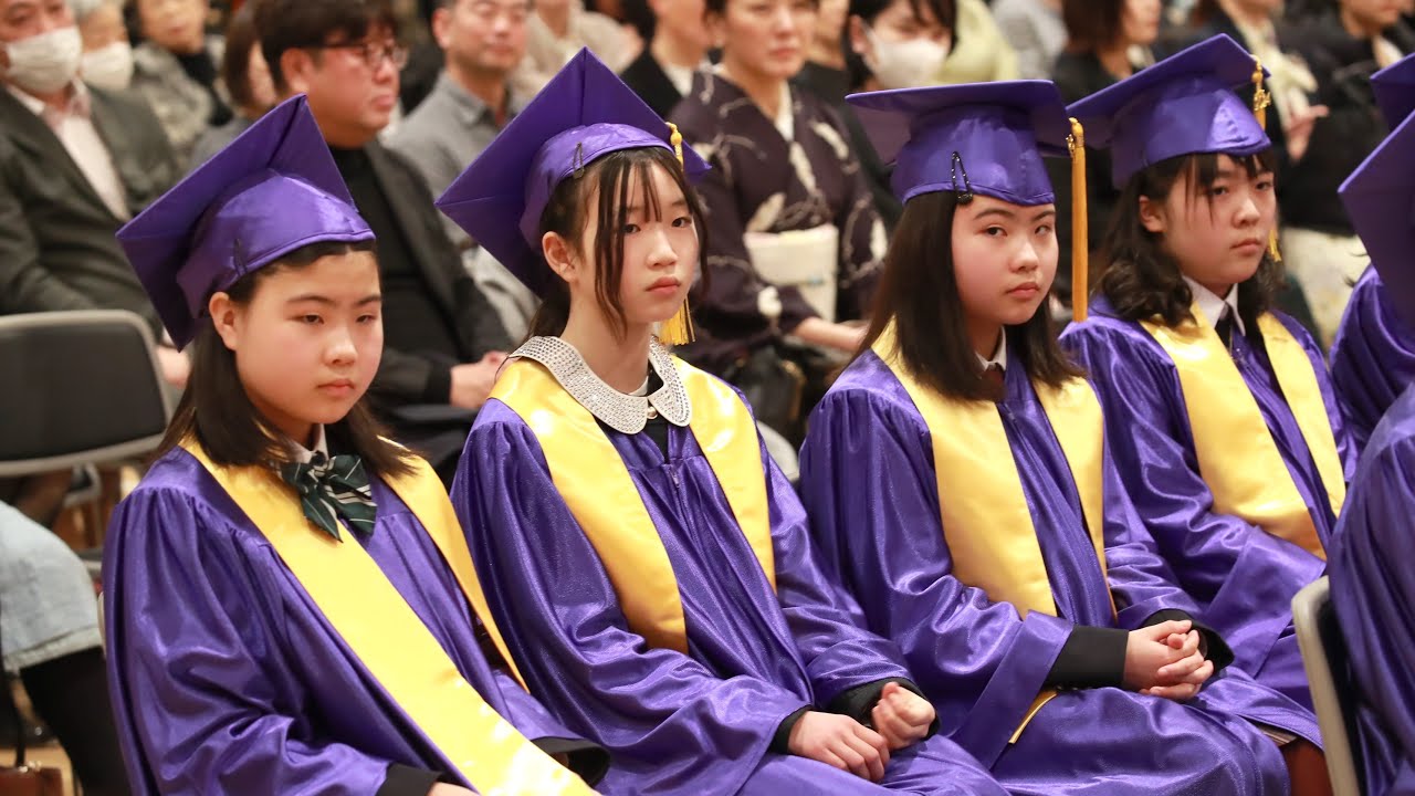 明泉プリミアスクールエレメンタリーG6・卒業式 2023 - YouTube