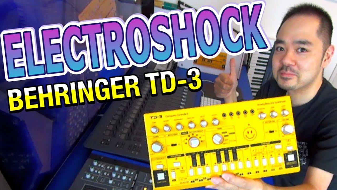 髭レビュー】BEHRINGER TD-3 エレクトロショック！ - YouTube