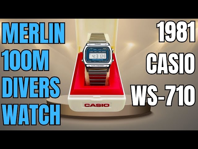 Is this 43 year old casio marlin the best looking ws-710 - YouTube