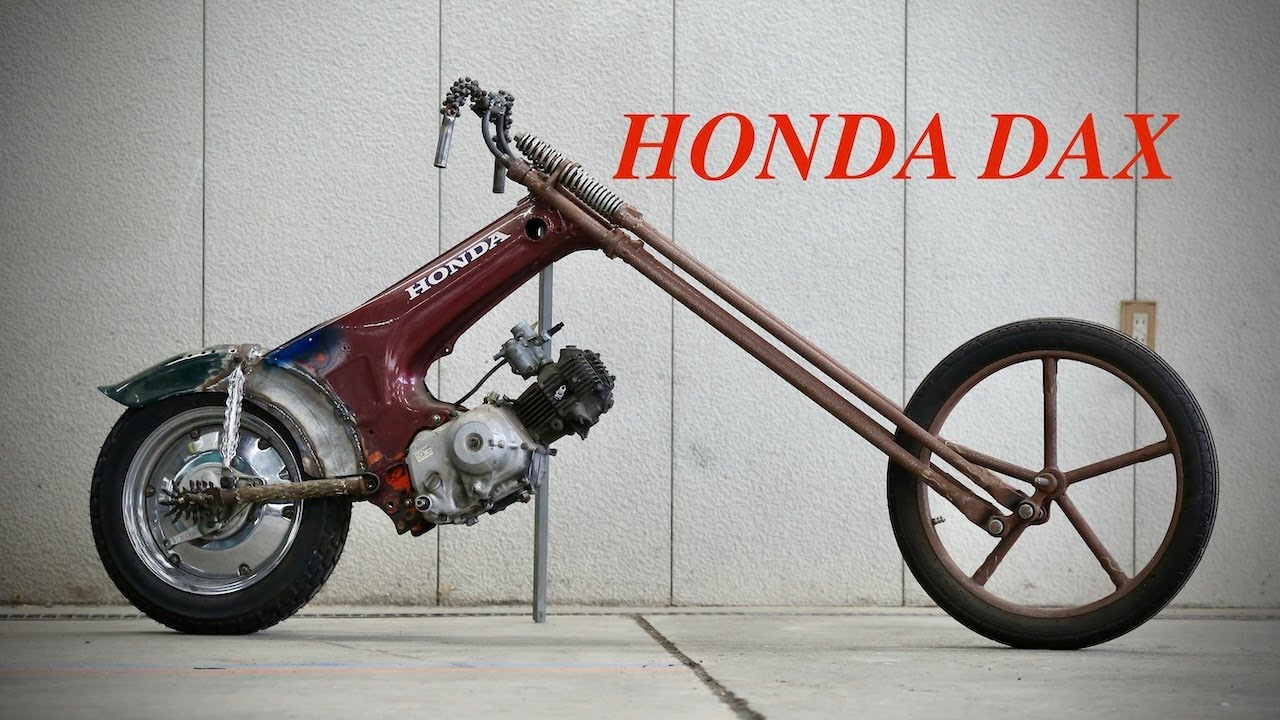 HONDA DAX st50 custom project [Deeper still] #4 - YouTube