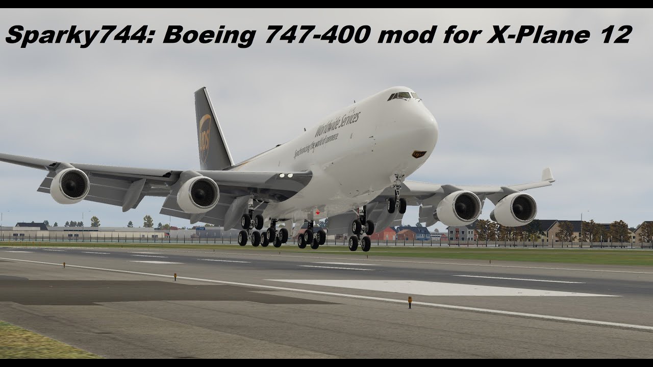 Sparky 747 400 for X-Plane 12 - YouTube