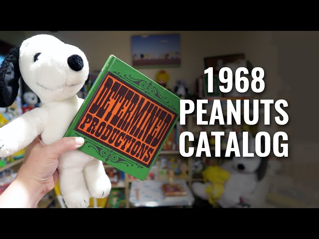 RARE! 1968 Determined Productions Catalog Featuring Peanuts
