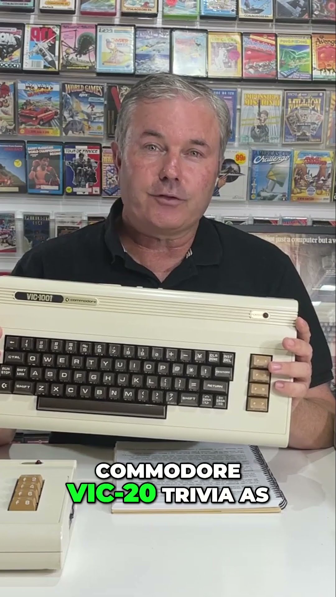 Rare Japanese Commodore VIC-1001 (VIC-20 in Japan) #retrogaming