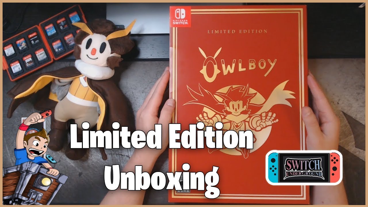 Owlboy Nintendo Switch Limited Edition Unboxing - YouTube