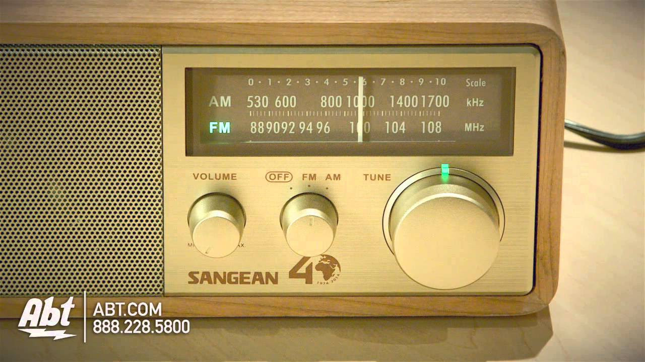Sangean AM/FM Analog Radio WR11SE Overview - YouTube