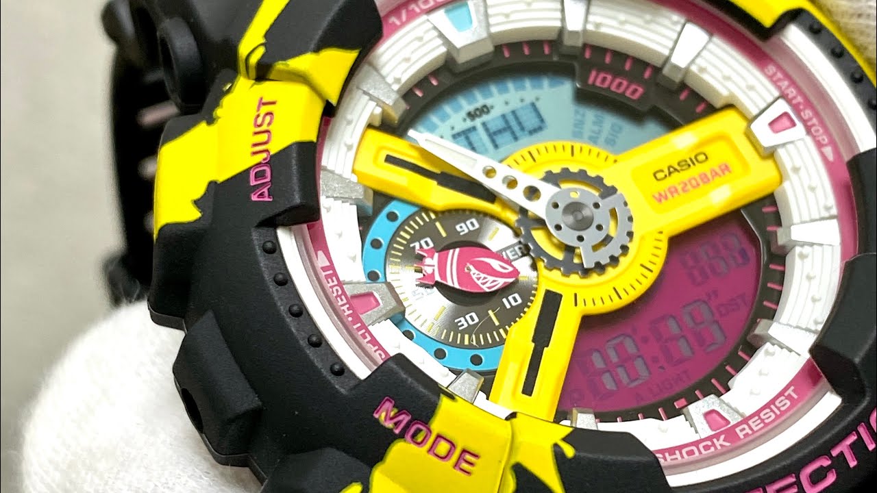 G【GA-110LL-1AJR】SHOCK - YouTube