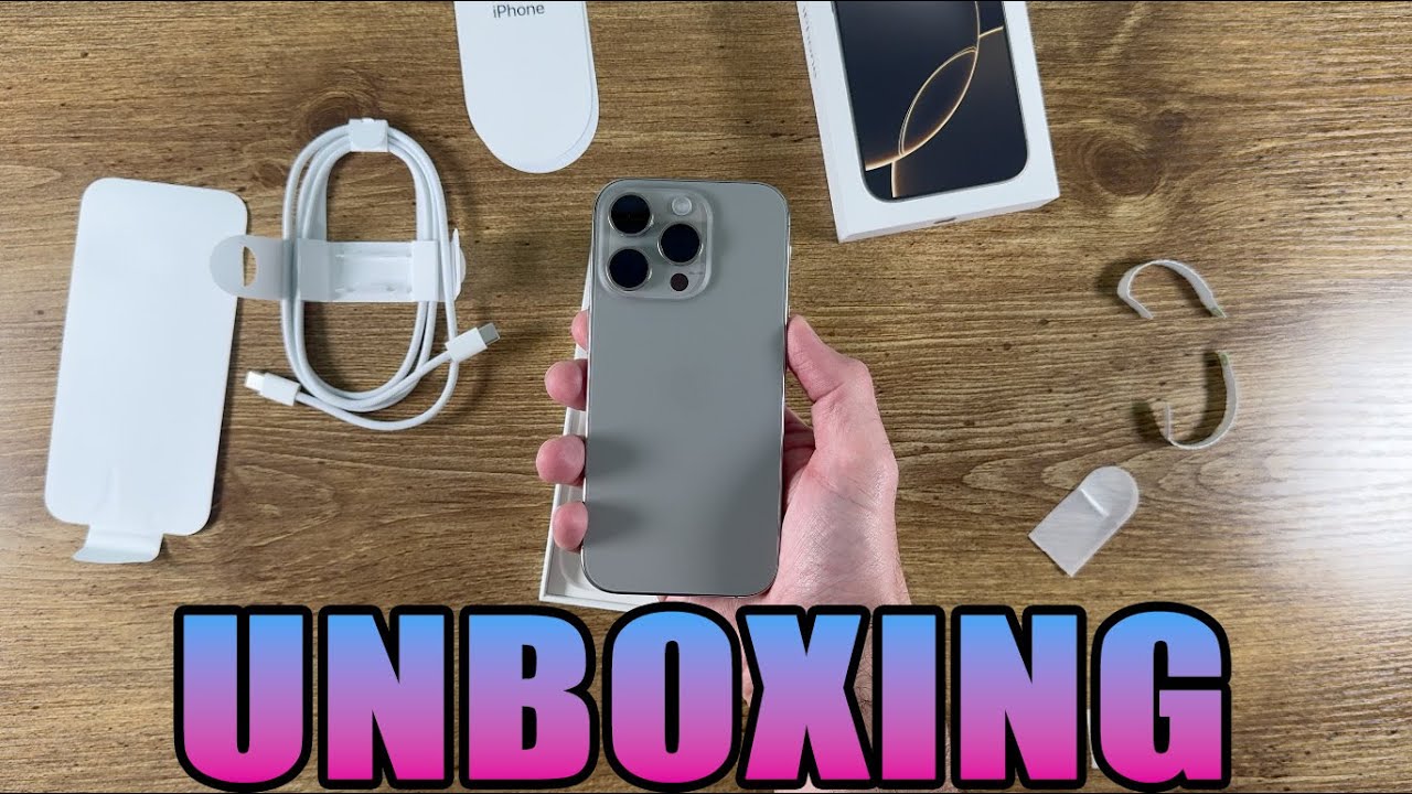 Apple iPhone 16 Pro Unboxing: What's In The Box? - YouTube
