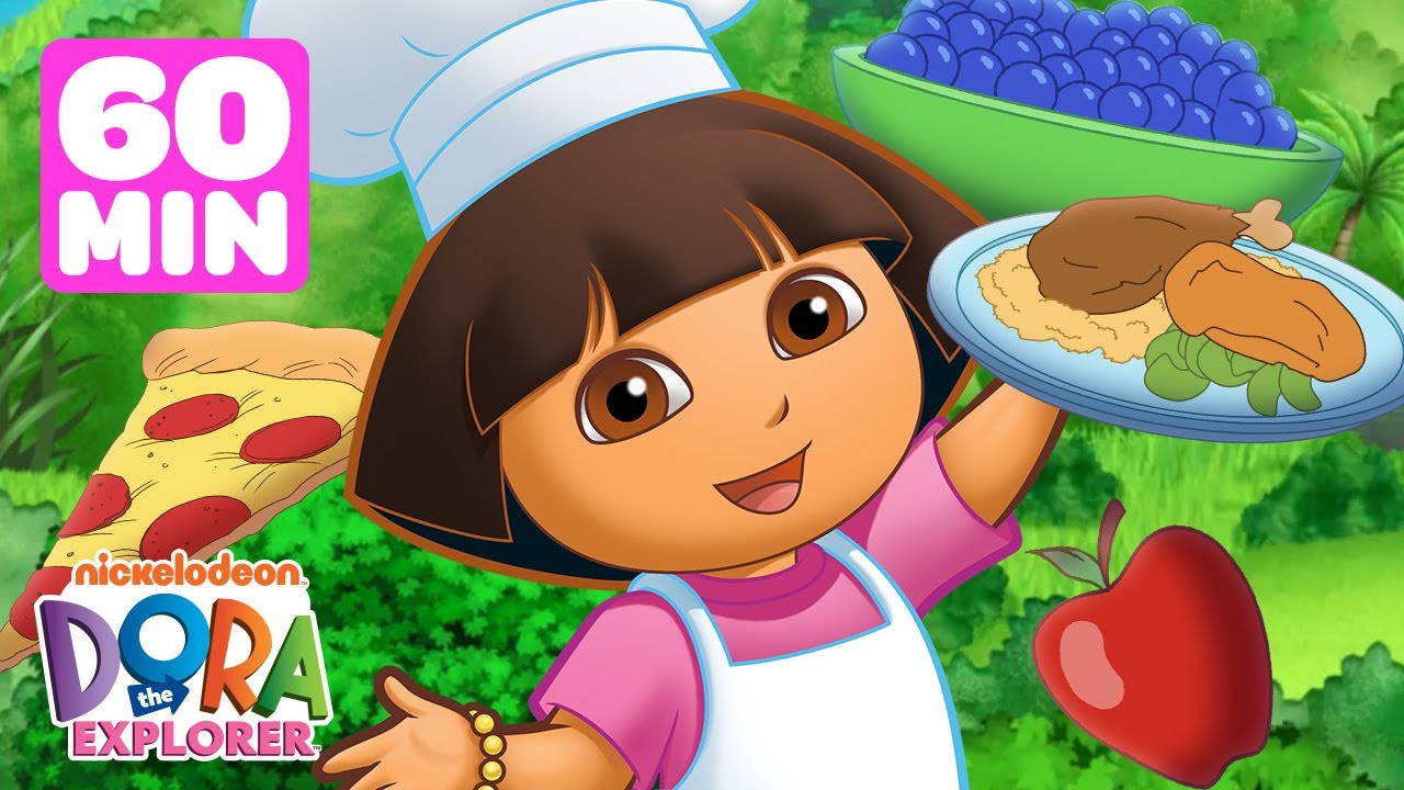 Dora's Yummy Food Marathon! #2 🧁 1 Hour of Dora the Explorer