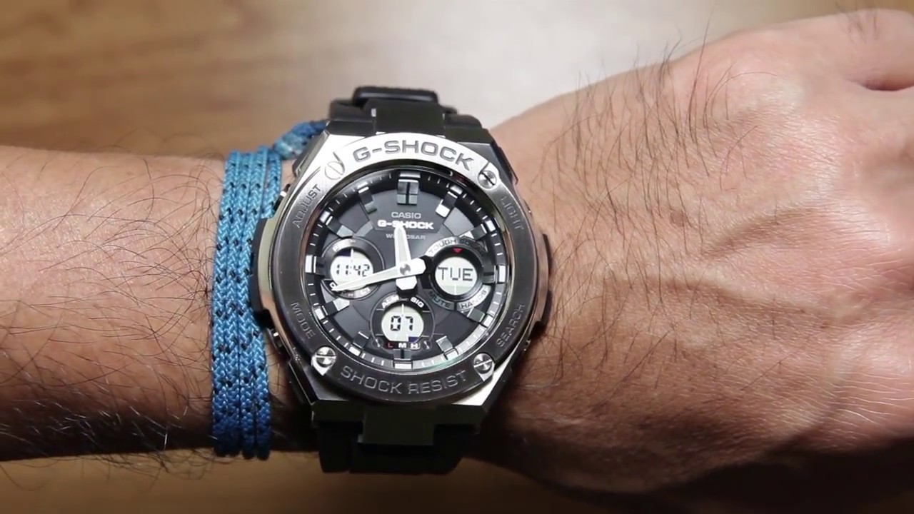 Casio G-shock G-STEEL GST-S110-1A *G-STEEL SERIES - YouTube