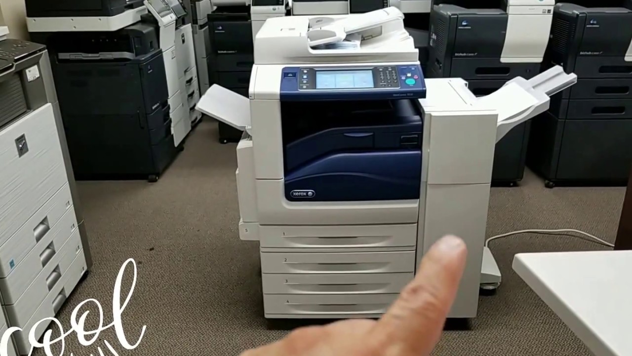 Xerox Workcentre 7830 - YouTube