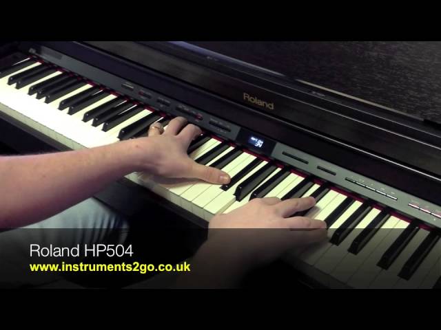 Roland HP504 Digital Piano Demo - YouTube