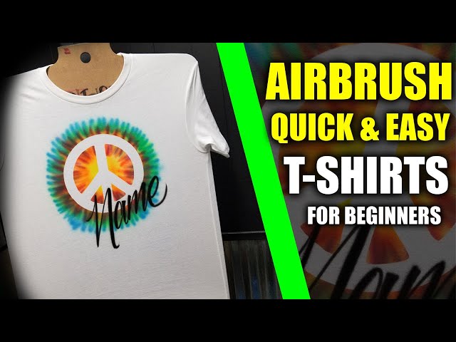 💰 Airbrushing T-Shirt Designs Made EASY! | Quick Airbrush Art