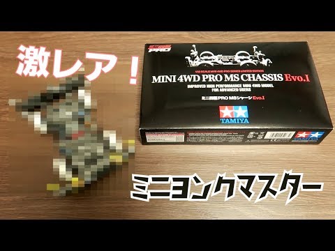 Mini 4WD】 Mini 4WD PRO MS MS Chassis Evo.I Opened & Assembled