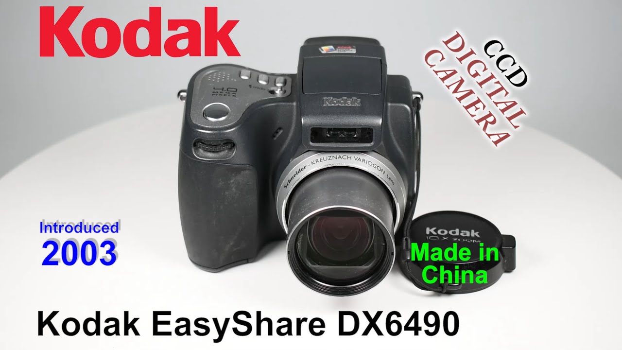 2003 Kodak EasyShare DX6490 - CCD Digital Camera