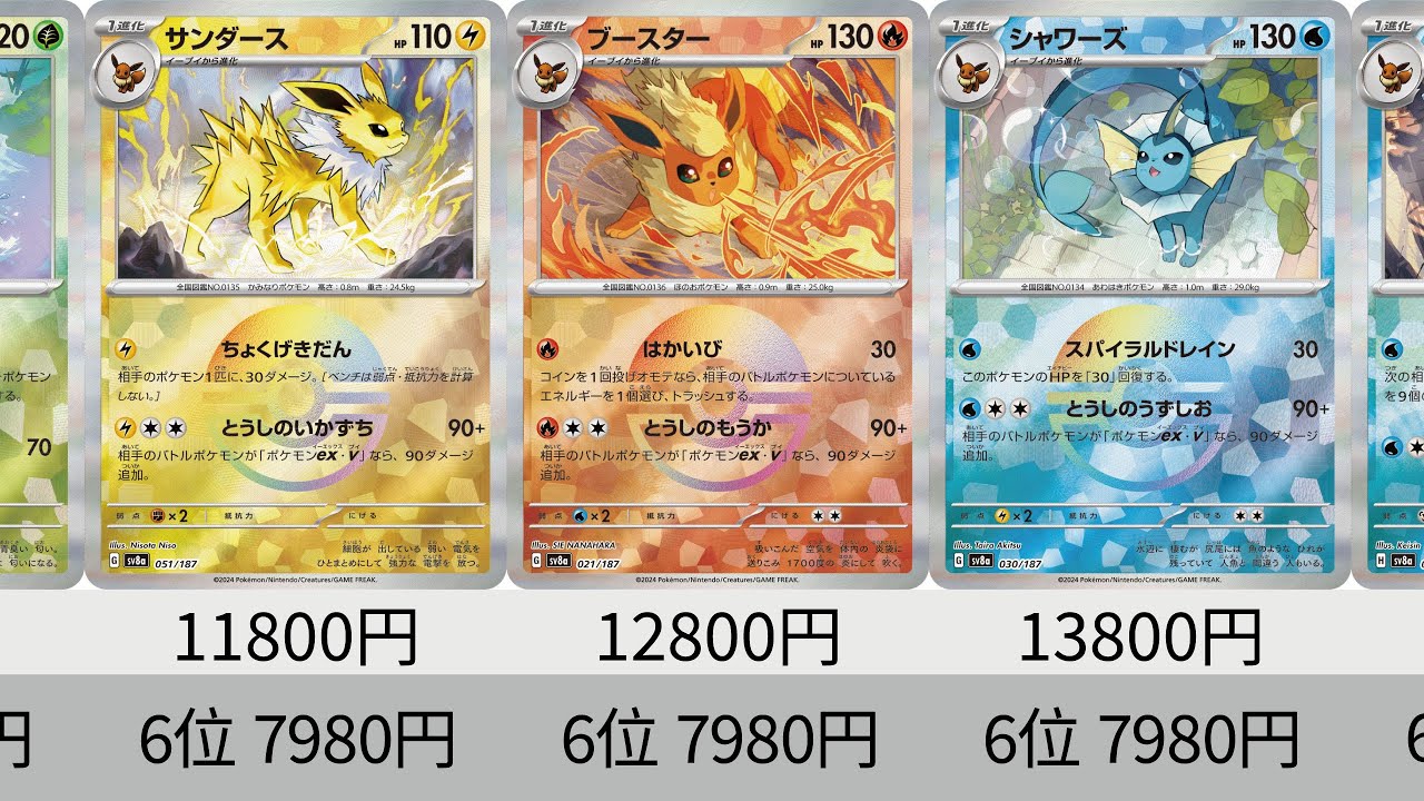 ポケカ】大幅下落！発売から1日後！マスターボールミラー全種_価格