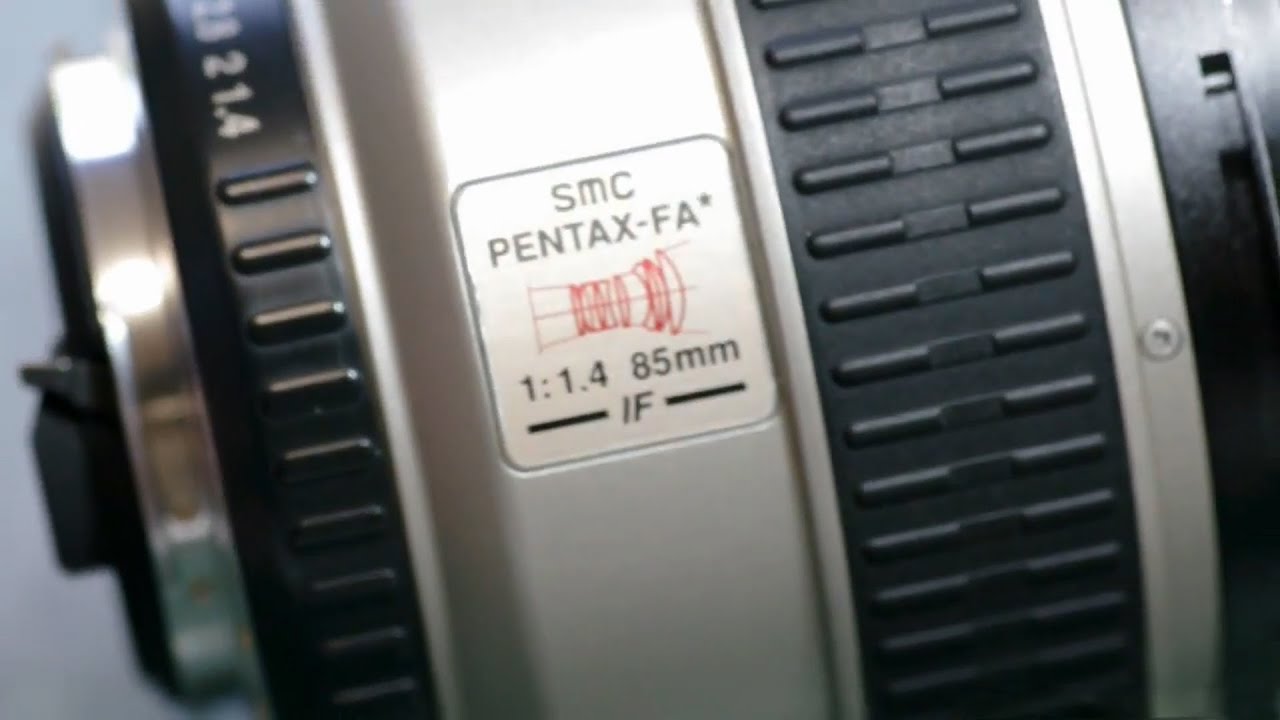 Pentax FA* 85mm f1.4 Lens Close-Up Details - YouTube