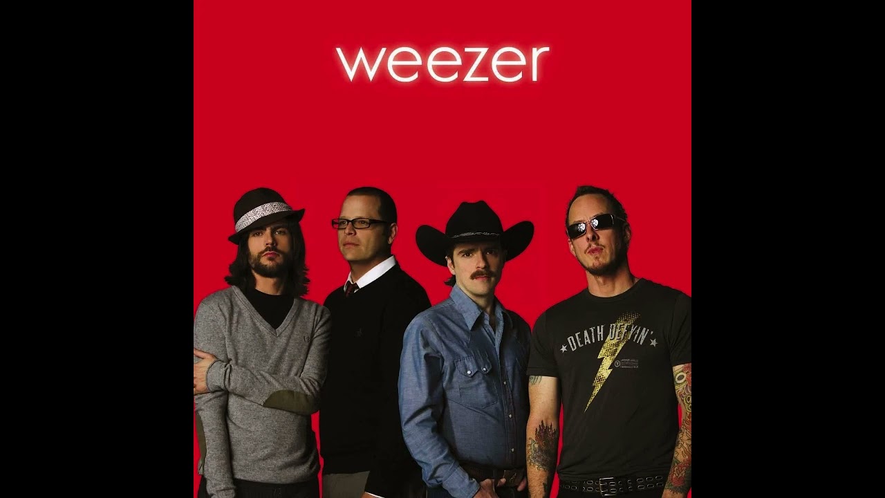 激レア！リヴァースヒゲ面バージョン！weezer ツアーT Mサイズ 赤 激