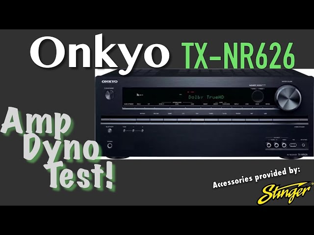 Onkyo TX-NR626 Amp Dyno Test Home Theater Receiver - YouTube