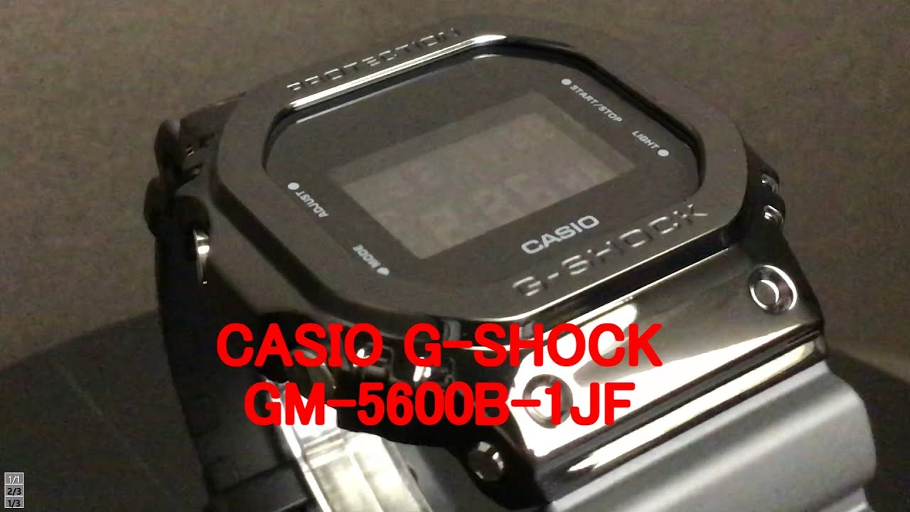 CASIO G-SHOCK GM-5600B-1JF デジタル腕時計