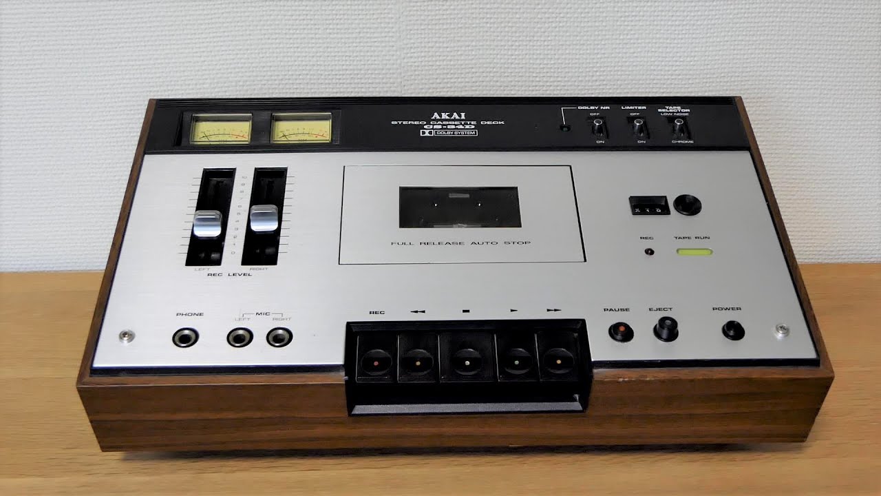 Akai CS-34D Stereo Cassette Deck - Vintage HiFi - YouTube
