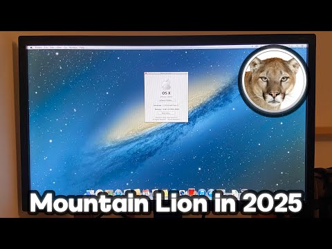 Installing Mac OS X Mountain Lion in 2025! - YouTube