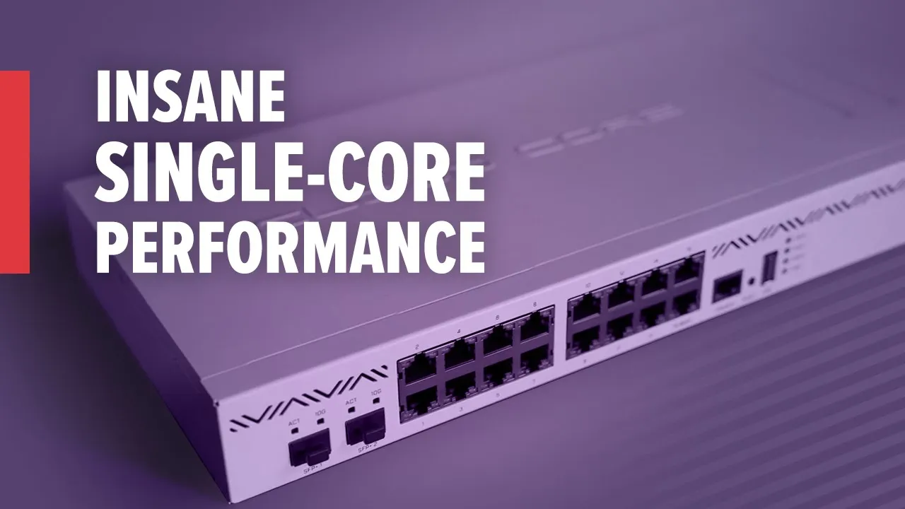 MikroTik · CCR2004-16G-2S+PC