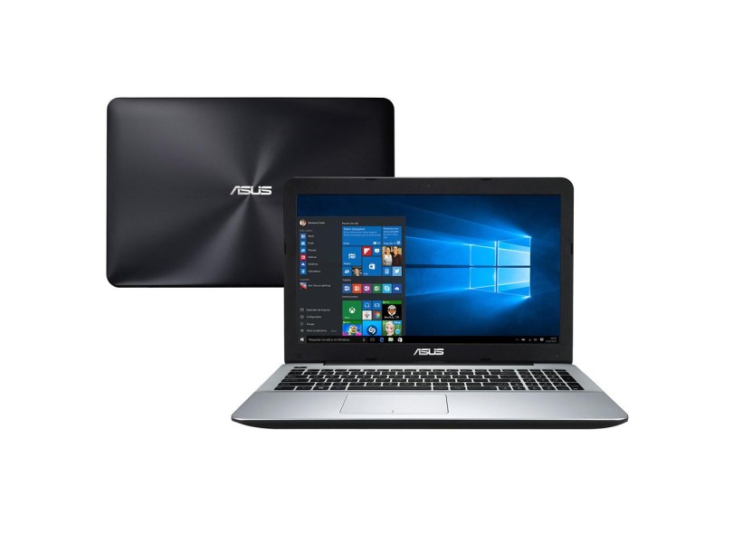 Notebook Asus X Intel Core i7 6500U 6ª Geração 8GB de RAM HD 1 TB
