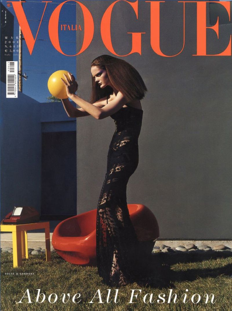 Vogue Italia March 2004 Cover (Vogue Italia)