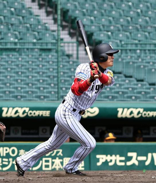 西岡が復帰後初打点 虎党も沸く 2軍ソフトバンク戦で/タイガース