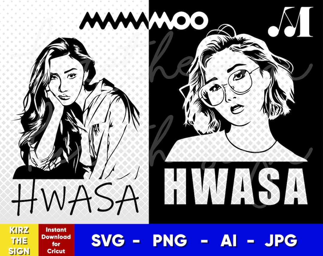 Mamamoo ファサ ステンシル：ベクターカットファイル（デジタル