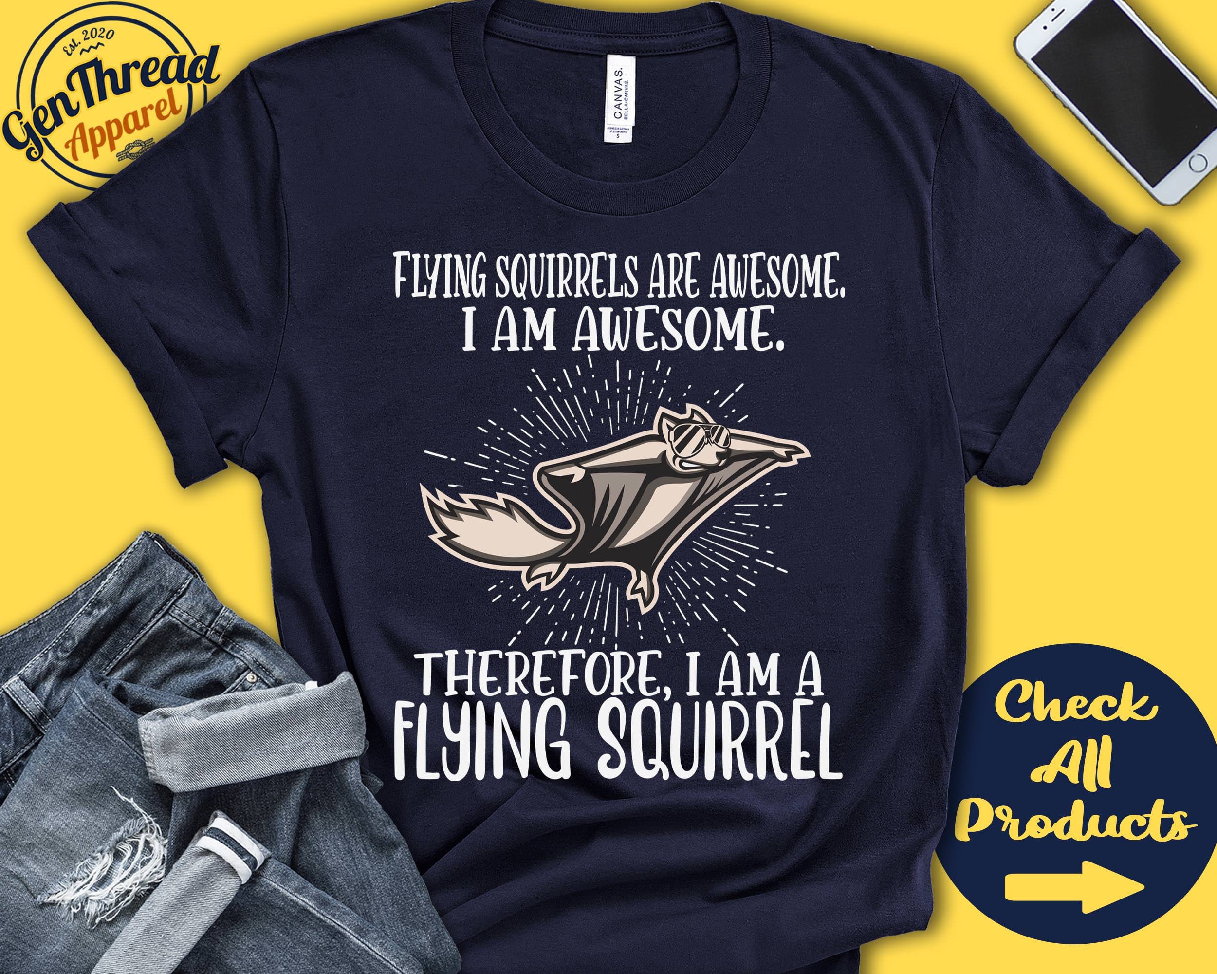 Flying Squirrel Shirt | Squirrel Lover | Gift | Zoo Zoologist