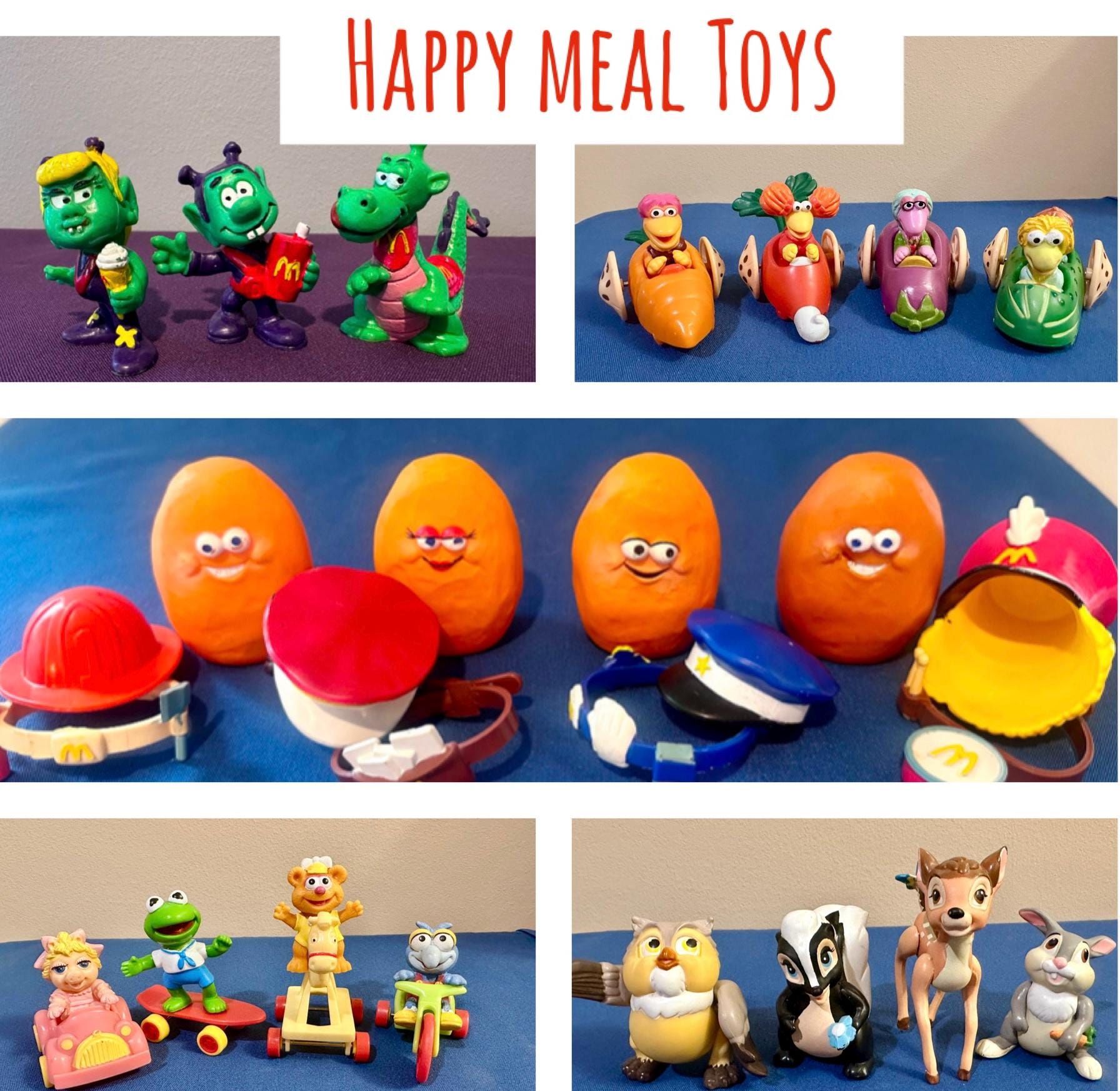 1980年代から90年代のヴィンテージマクドナルドのハッピーミール