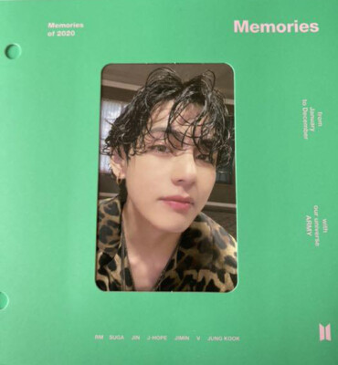 BTS Memories of 2020 Blu-ray ver. Official Photocard + Paper