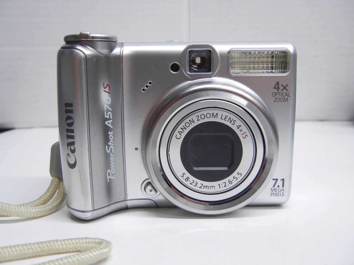Canon PowerShot A570 IS Compact Digital Camera 7.1 Megapixel